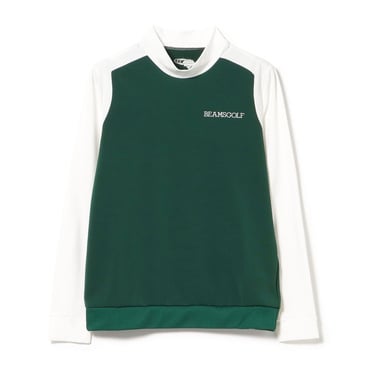 ORANGE LABEL / 切替 ストレッチ モックネック ロングスリーブシャツ 8314005046
