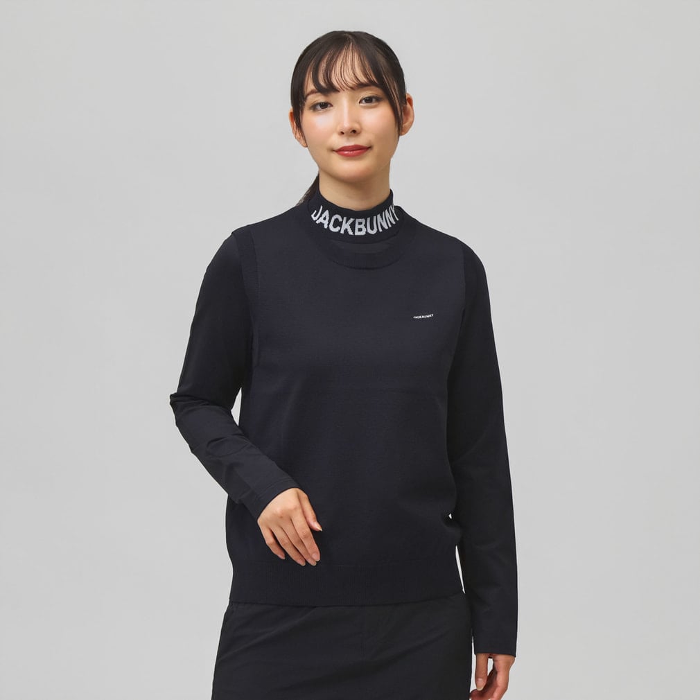 ジャック バニー レディース ゴルフウェア 長袖シャツ 秋 冬 【3WAY