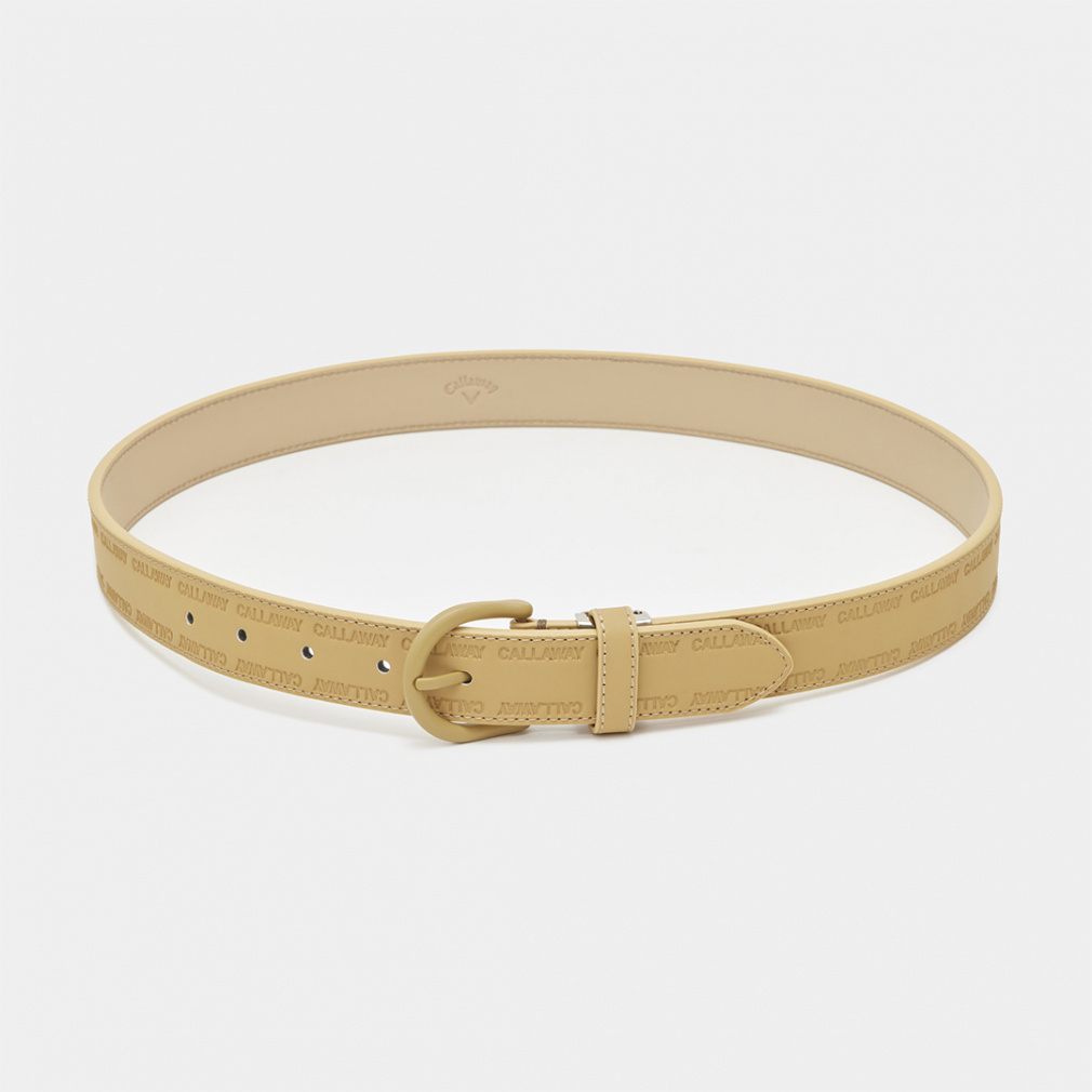 キャロウェイ レディース ゴルフウェア ベルト 秋 冬 ロゴエンボスベルト (C24292200) Callaway