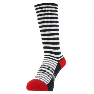 ボーダー ショートソックス KO-1K2023ST(ネイビー-23-25cm)