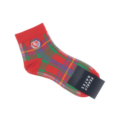 マドラスチェック柄ショートSOX 0536186518