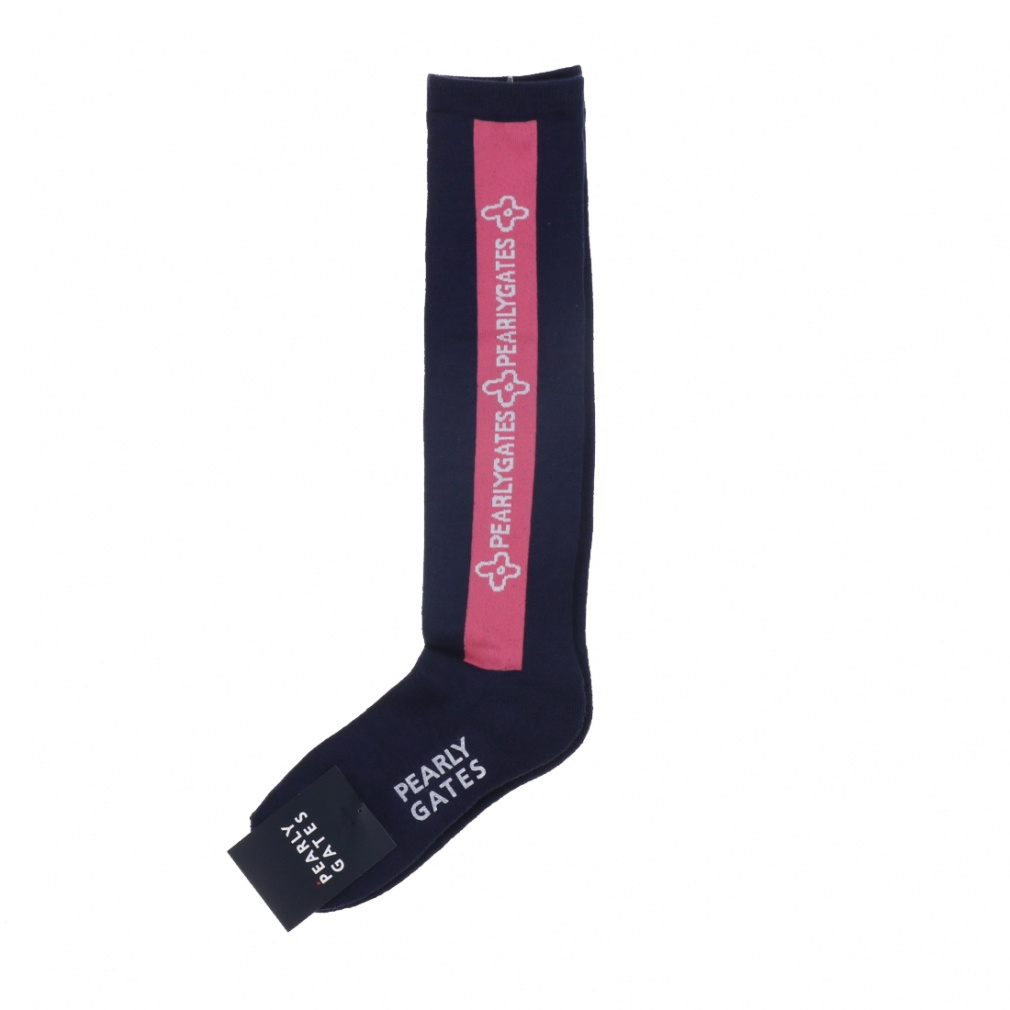 ロゴラインハイSOX 0536186112(ネイビー-FREE)