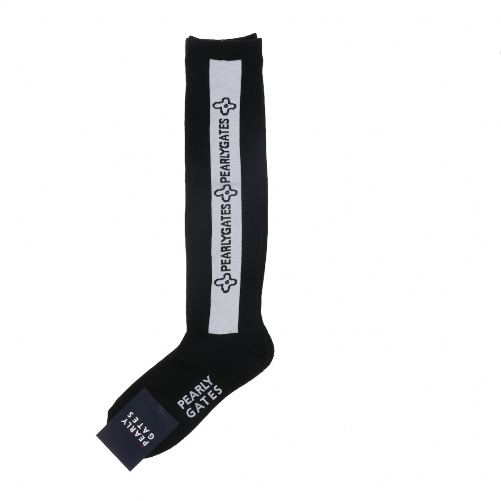 パーリーゲイツ レディース ゴルフウェア ソックス 秋 冬 ロゴライン