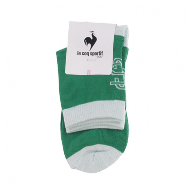 シーズンエンブレム ショート丈ソックス LG5SSO06L(グリーン-22-24cm)