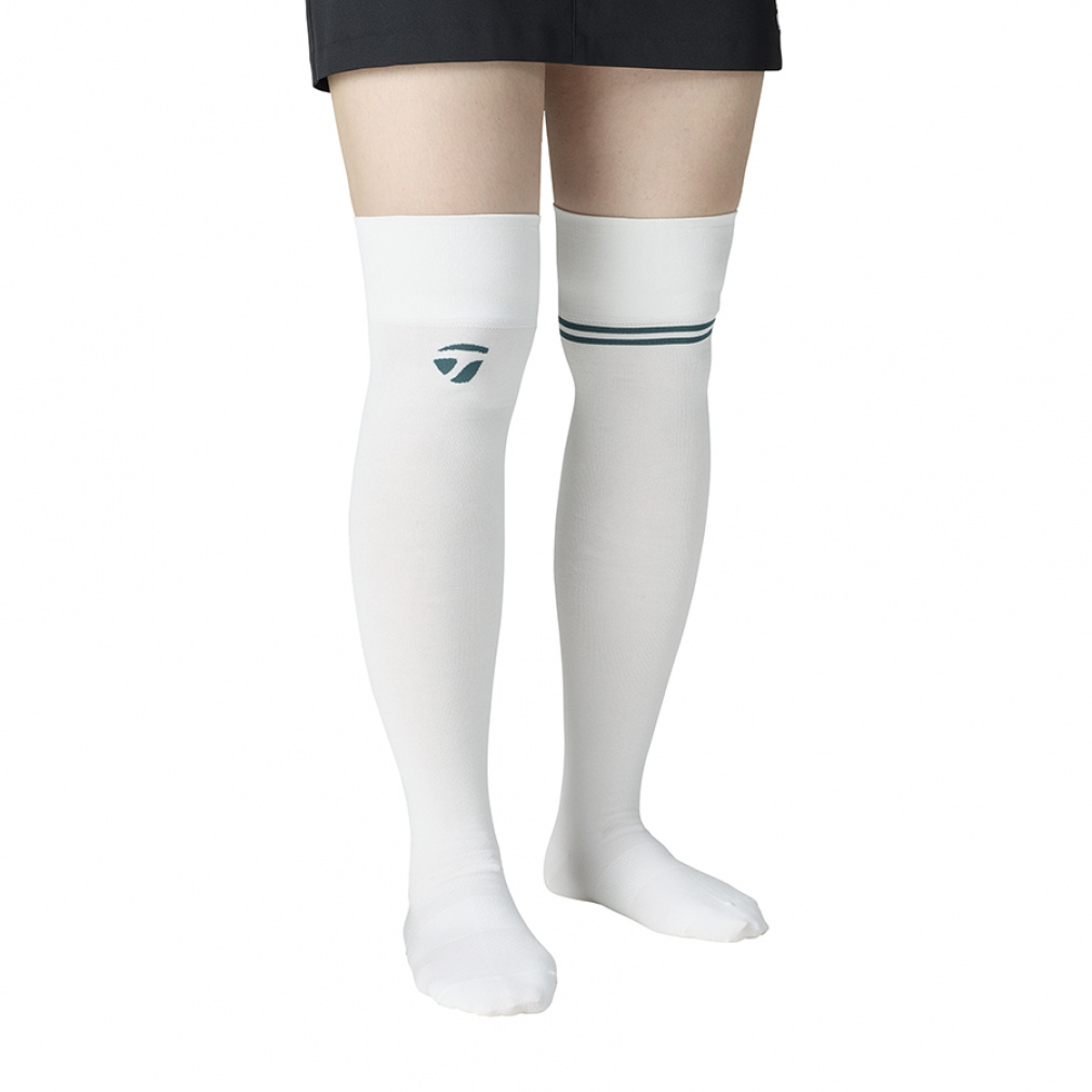 オーバーニーソックス TL717(ホワイト-22-24cm)