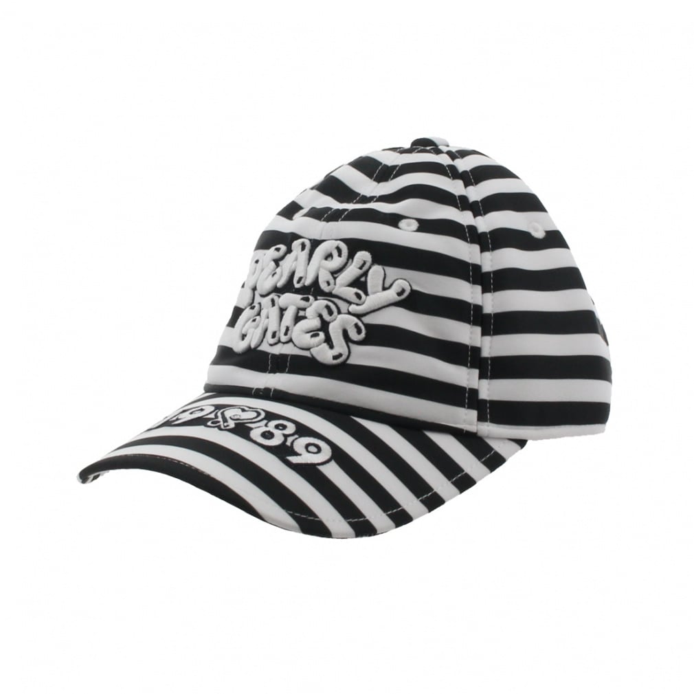 ぷっくりロゴ中綿キャップ 0536187001(ホワイト×ブラック-FREE)