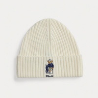 【専用】【新品】Ralph Laurenビーニー&グローブセット　手袋　ニット帽 ラルフローレン レディース ゴルフウェア ニット帽子 秋 冬 Polo ベア