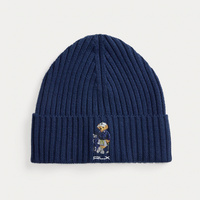 ラルフローレン レディース ゴルフウェア ニット帽子 秋 冬 Polo ベア