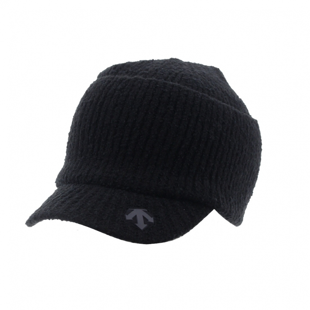 デサント ゴルフ レディース ゴルフウェア ニット帽子 秋 冬 ツバ付