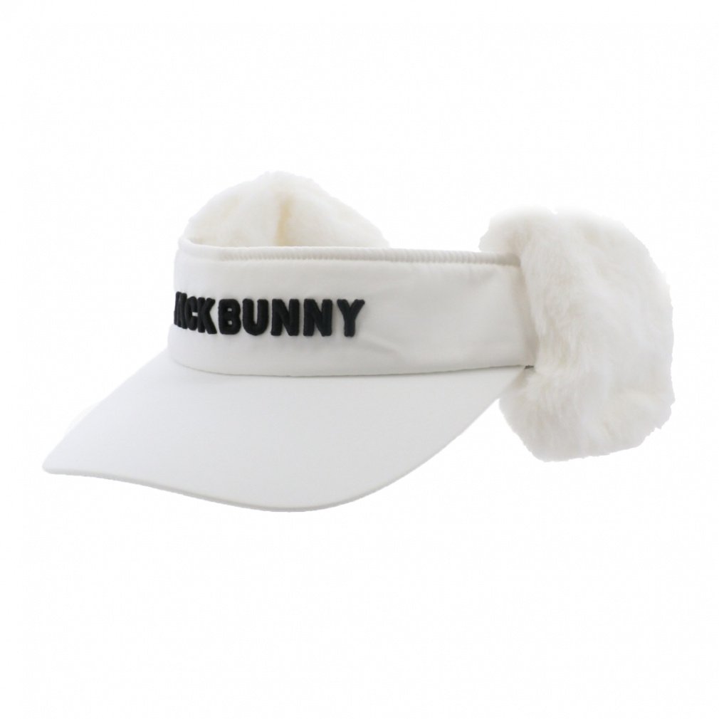 ジャック バニー レディース ゴルフウェア サンバイザー 秋 冬 ファー