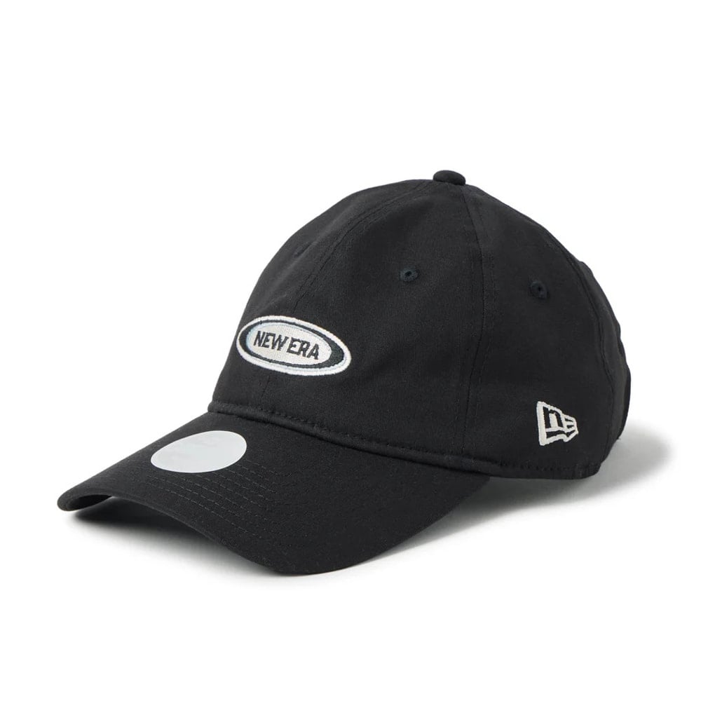 �j���[�G�� ���f�B�[�X �S���t�E�F�A �L���b�v �t �� GFW 920LV OVAL LOGO BLK (14747138) NEW ERA