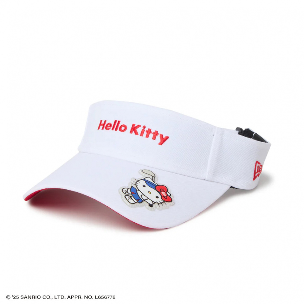 j[G fB[X StEFA ToCU[ H ~ GFW SUN VISOR LV GOLF KITTY WHI (14348592) NEW ERA