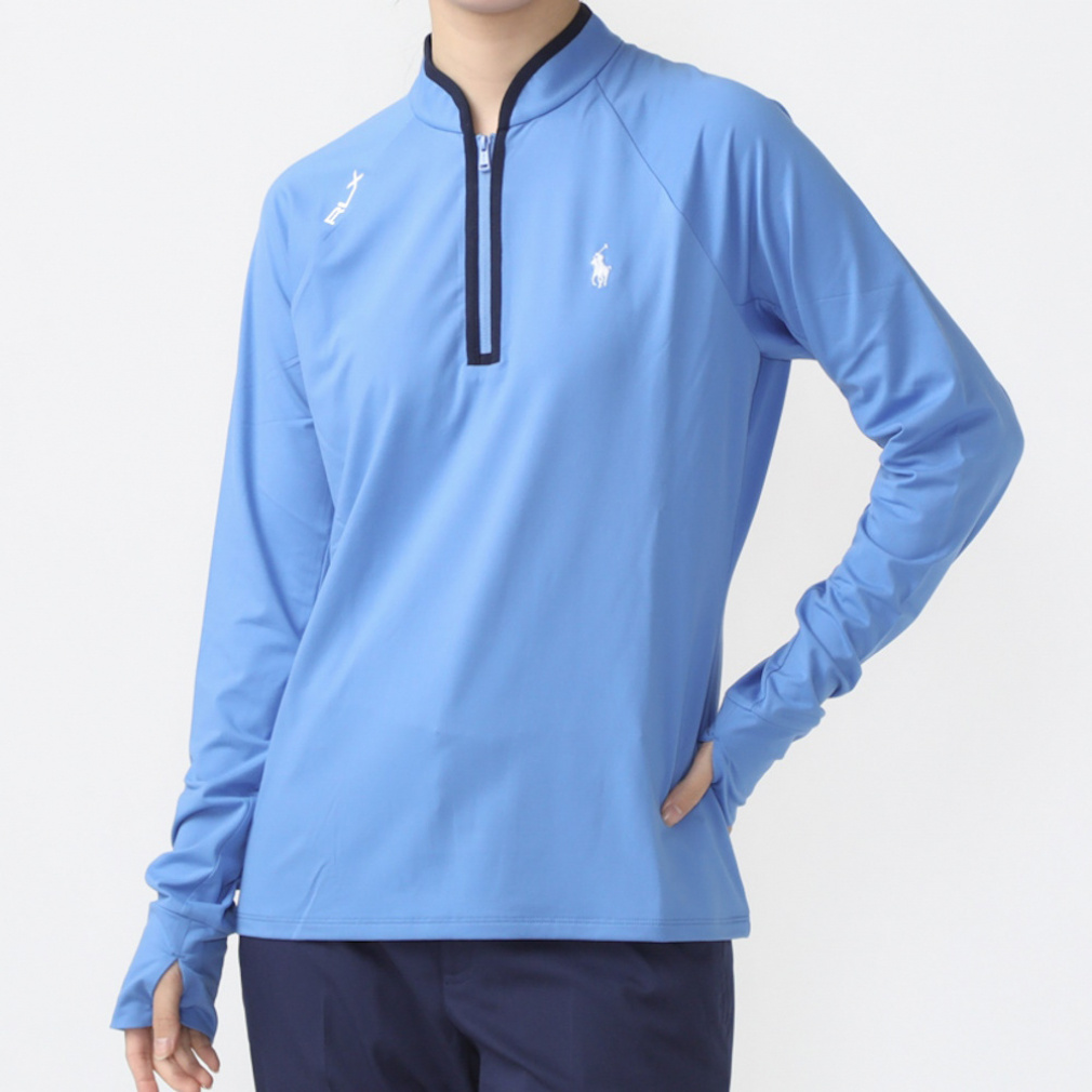 大人気★Ralph Lauren/RLX ★ ストレッチ クォーター ジップ RALPH LAUREN｜(RLX)スリム フィット ストレッチ ジャージー