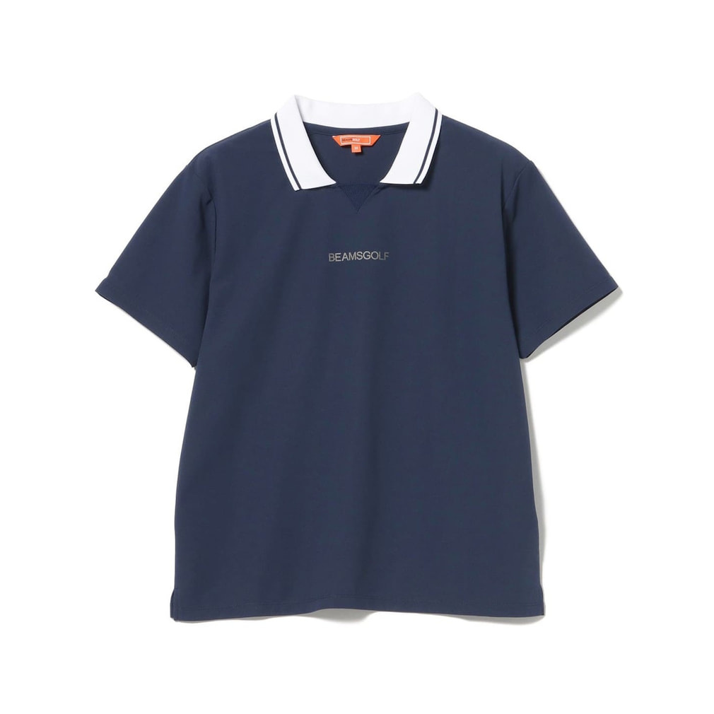 ORANGE LABEL / シルバースターロゴ サッカーシャツ 8302036280(ネイビー-S)