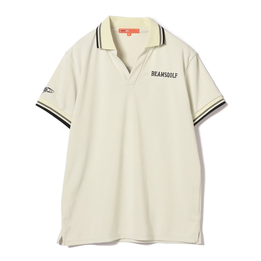 ORANGE LABEL / バックロゴ スキッパー ポロシャツ(吸水速乾) 8302036380(ベージュ-M)