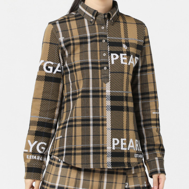 Wジャガード ロゴチェック柄 0553261006