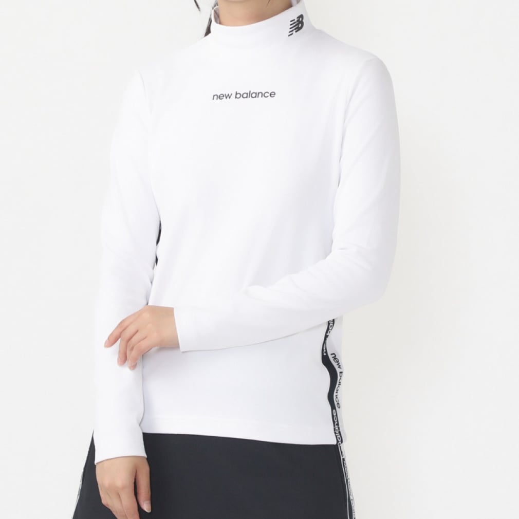 L/SLEEVE MOCK NECK PULLOVER 0124267505(ホワイト-S)