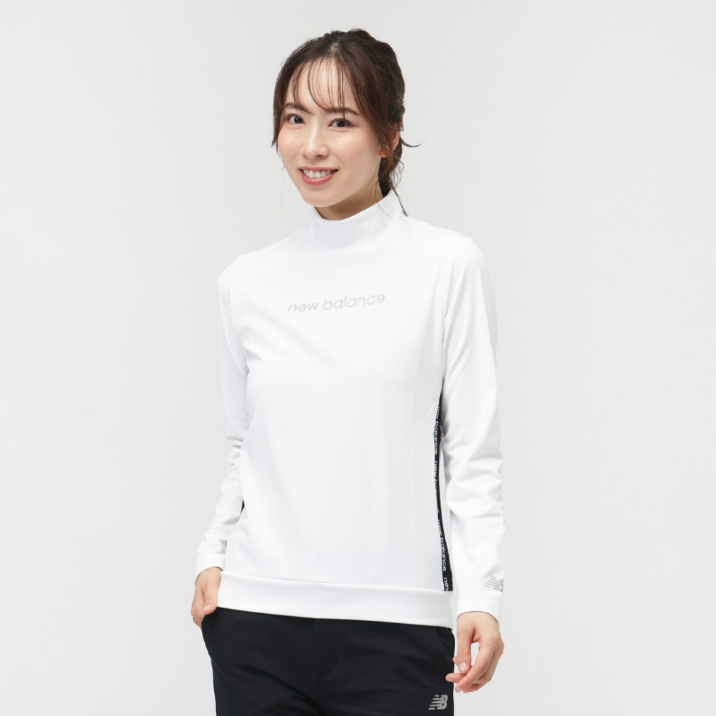 L/SLEEVE MOCK NECK PULLOVER 0125267507(ホワイト-M)