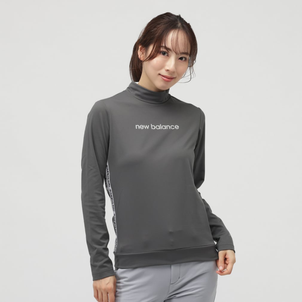 L/SLEEVE MOCK NECK PULLOVER 0125267507(グレー-M)