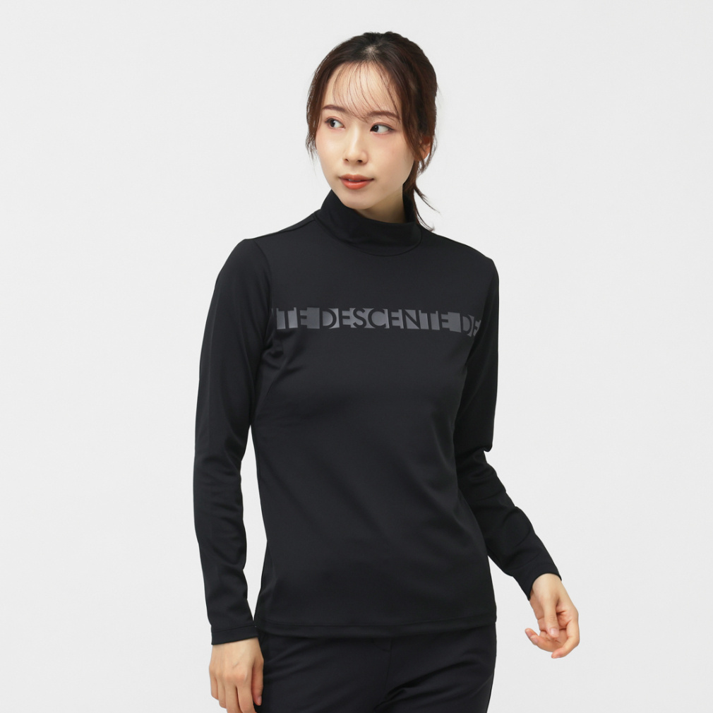 デサント ゴルフ レディース ゴルフウェア 長袖シャツ 秋 冬 防風ベア