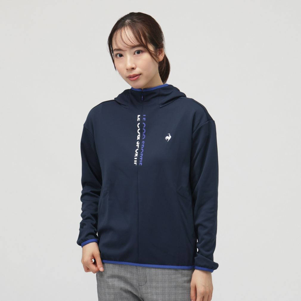 ルコックスポルティフ ゴルフ レディース ゴルフウェア 長袖シャツ 秋 冬 フーディーシャツ (LG5FLS80L) le coq sportif GOLF
