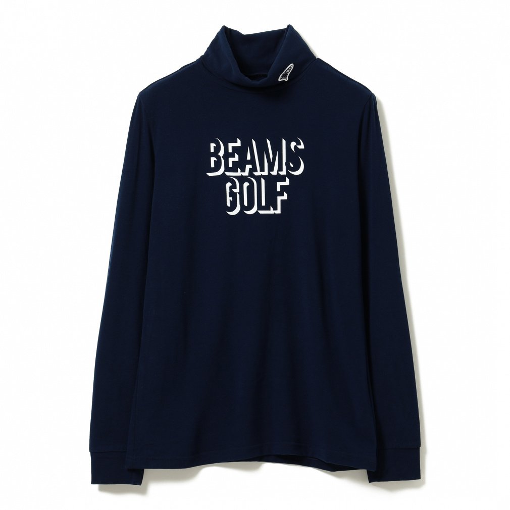 ビームスゴルフ レディース ゴルフウェア 長袖シャツ 秋 冬 シャドーロゴタートルネック (8314001244) BEAMS GOLF