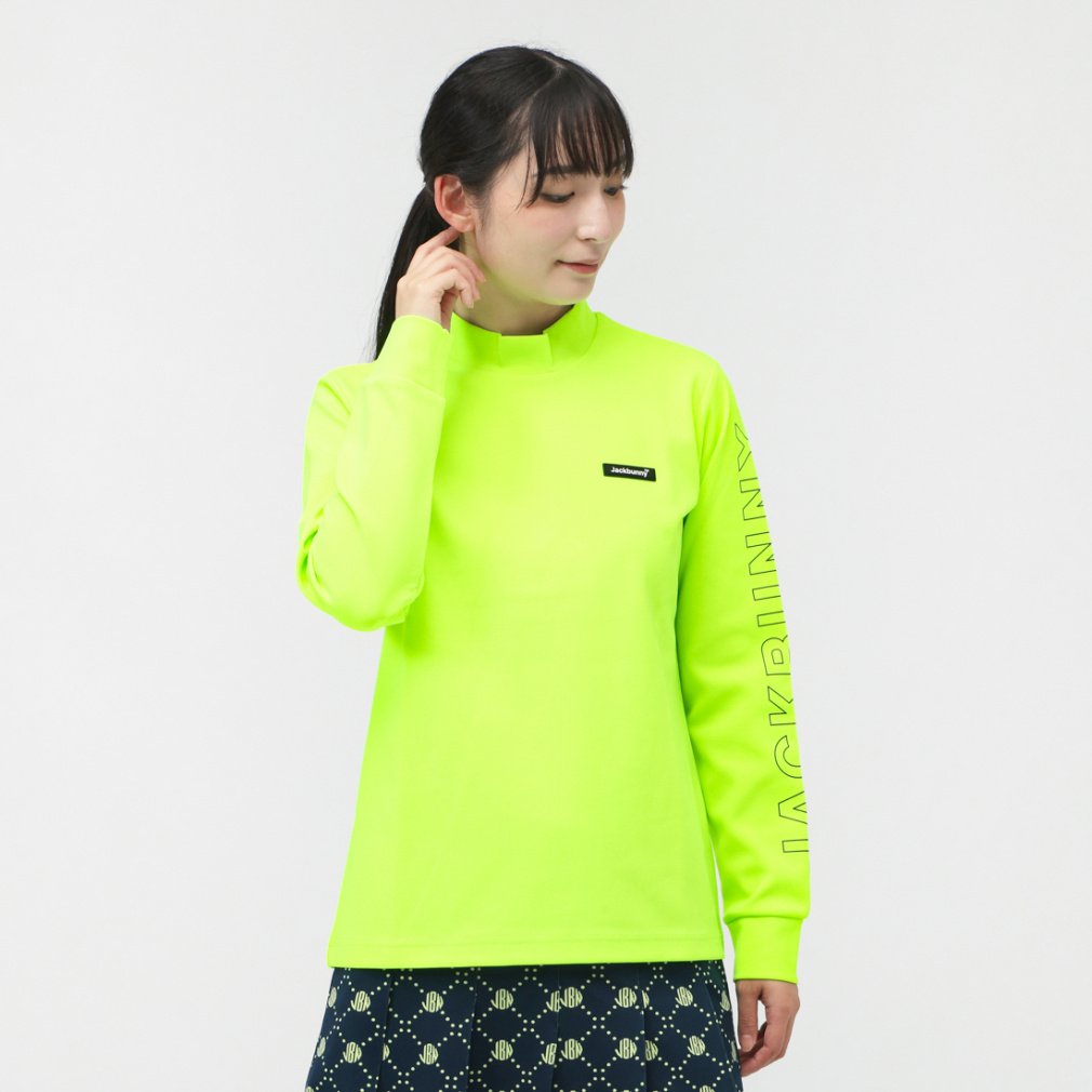ジャック バニー レディース ゴルフウェア 長袖シャツ 秋 冬 ストレッチ天竺 長袖カットソー (2635266030) Jack Bunny!! ジャックバニー