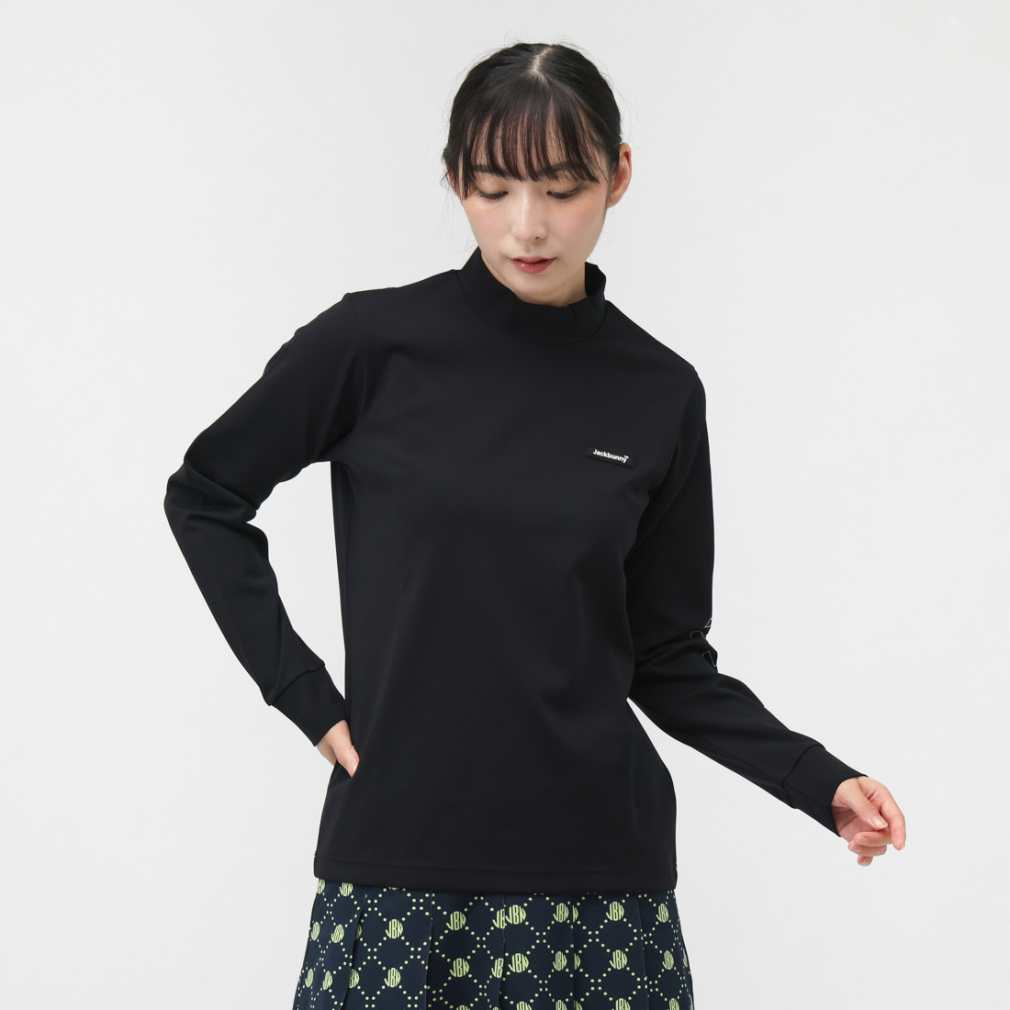ジャック バニー レディース ゴルフウェア 長袖シャツ 秋 冬 ストレッチ天竺 長袖カットソー (2635266030) Jack Bunny!! ジャックバニー