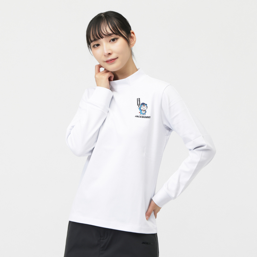 ジャック バニー レディース ゴルフウェア 長袖シャツ 秋 冬 【ドラえもん】PE天竺 長袖カットソー (2635266062) Jack Bunny!! ジャックバニー