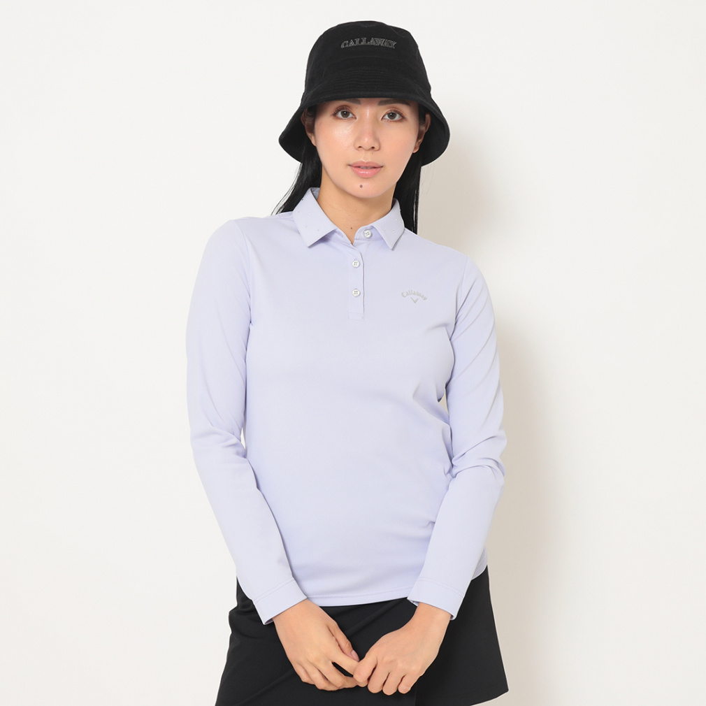キャロウェイ レディース ゴルフウェア 長袖シャツ 秋 冬 オニカノコ