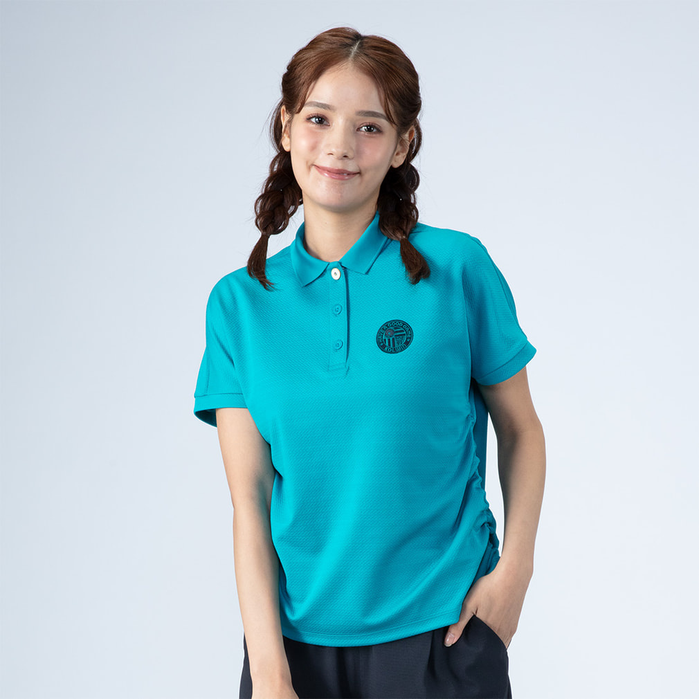 脇丈調節シャツ KO-1H2046P(ピーコックブルー-M)