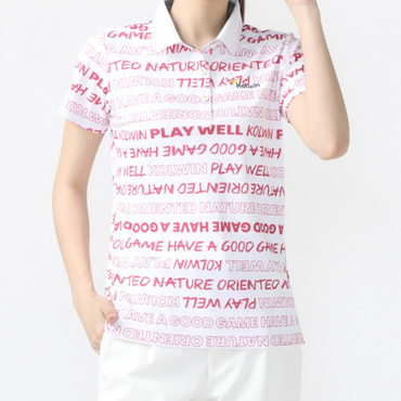 アイクールロゴプリントポロシャツ KO-1H2034P-C