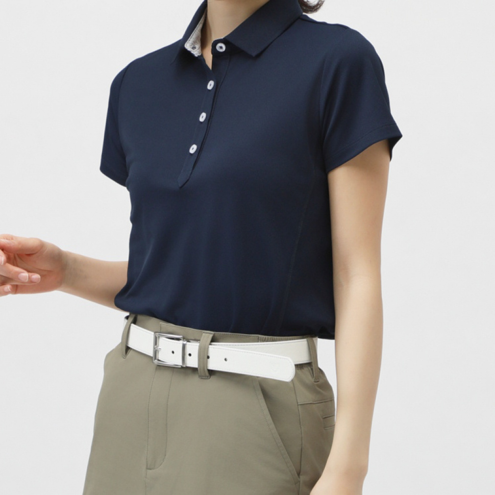 iCOOL 遮熱UVポロシャツ TR-1H2005P-C(ネイビー-S)