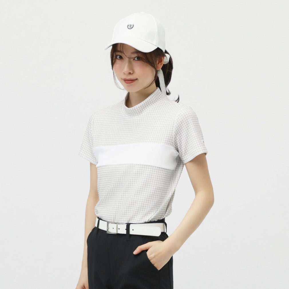 ティゴラ レディース ゴルフウェア 半袖シャツ 春 夏 iCOOL 遮熱UVモックシャツ (TR-1H2015H-C) TIGORA