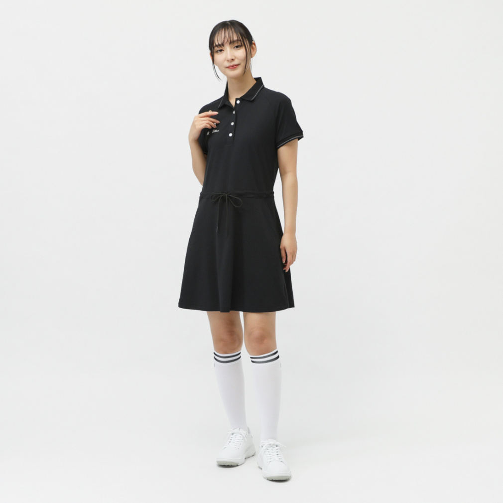 ティゴラ レディース ゴルフウェア 半袖ワンピース 春 夏 T.ソロテックス(R)使用ワンピース (TR-1H2225OP) TIGORA