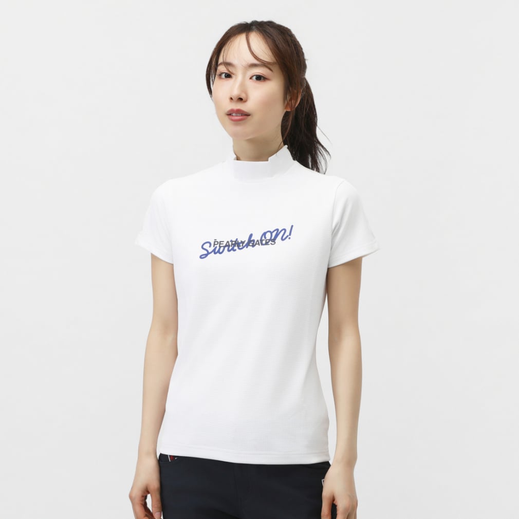 パーリーゲイツ レディース ゴルフウェア 半袖シャツ 春 夏 サッカー