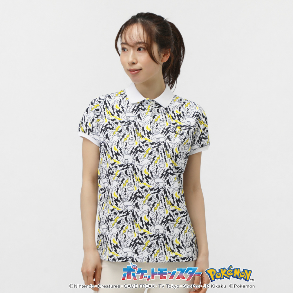 パーリーゲイツ レディース ゴルフウェア 半袖シャツ 春 夏 【ポケモン