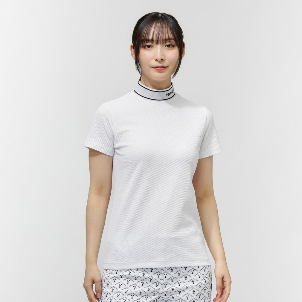 ELACTION格子ジャガード 0556167401(ホワイト-S)