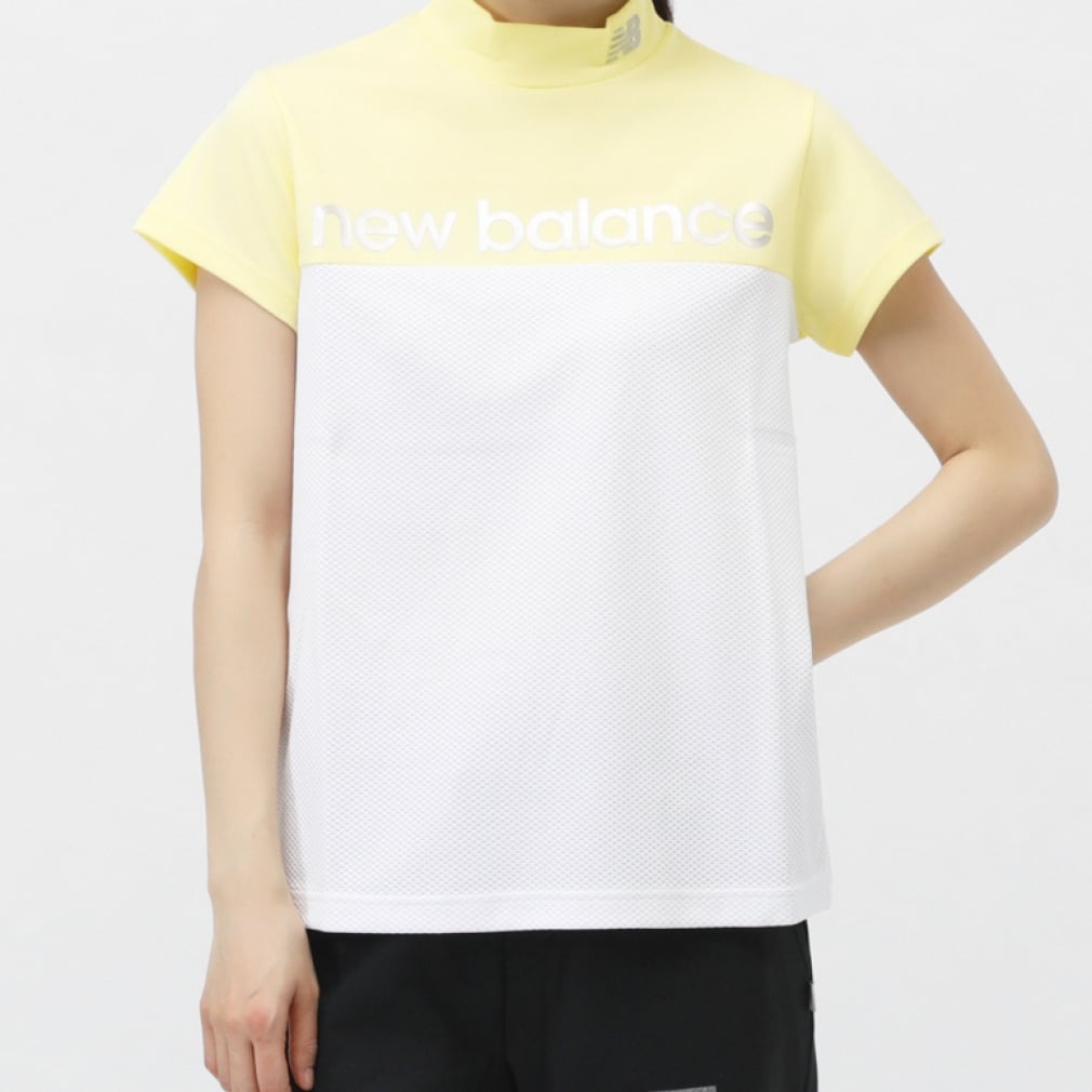 S/SLEEVE MOCK NECK PULLOVER 125166503(イエロー-S)