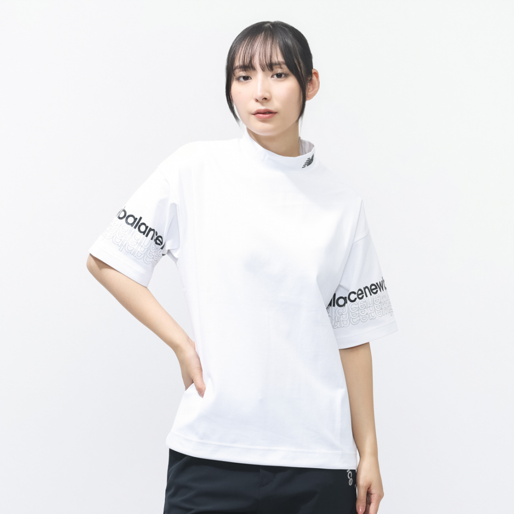 H/SLEEVE MOCK NECK PULLOVER 0126166509(ホワイト-M)