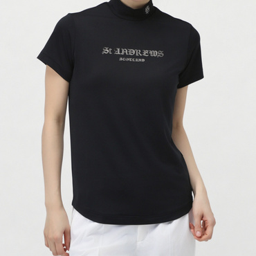 カチオンポリエステルベア天半袖ハイネック 0435167352