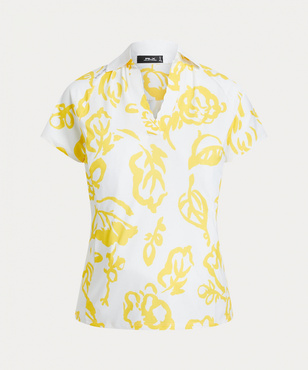 テーラード フィット フローラル ジャージー ポロシャツ SS24-2662