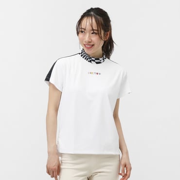 (ワイドフィット)モックネック半袖シャツ LG5SHS51L