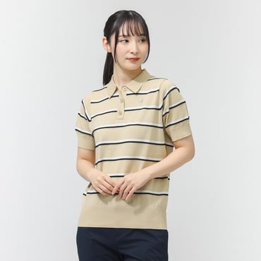 ルコック _半袖ニットシャツ LG6SST70L