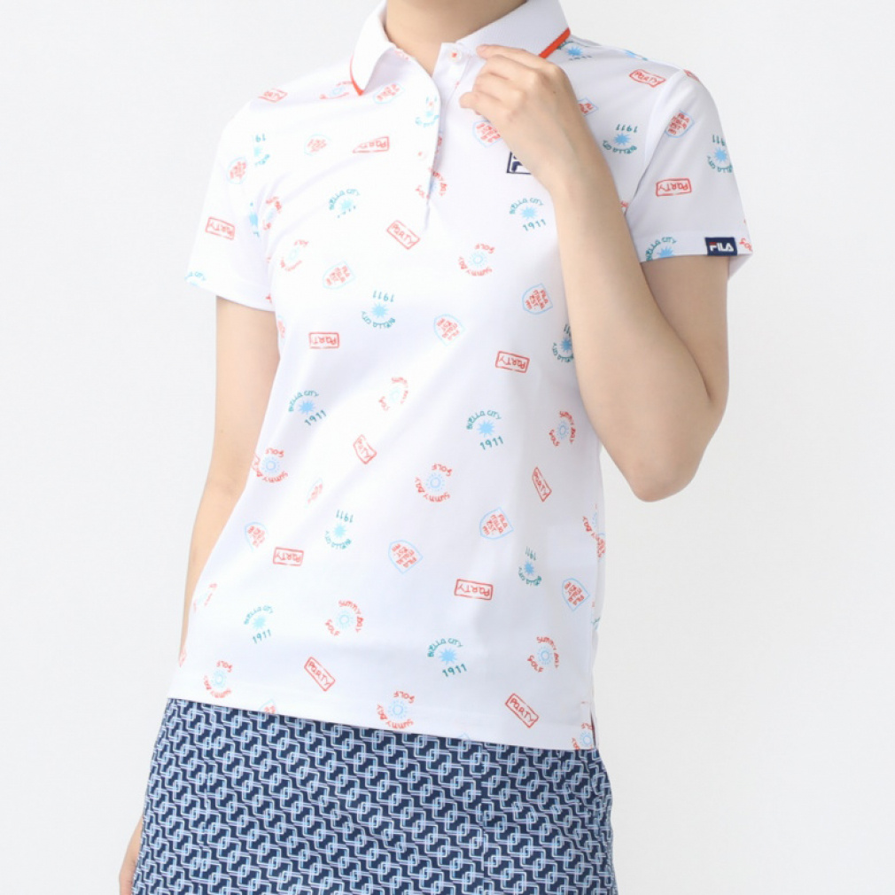 フィラ レディース ゴルフウェア 半袖シャツ 春 夏 半袖ポロシャツ (753610) FILA