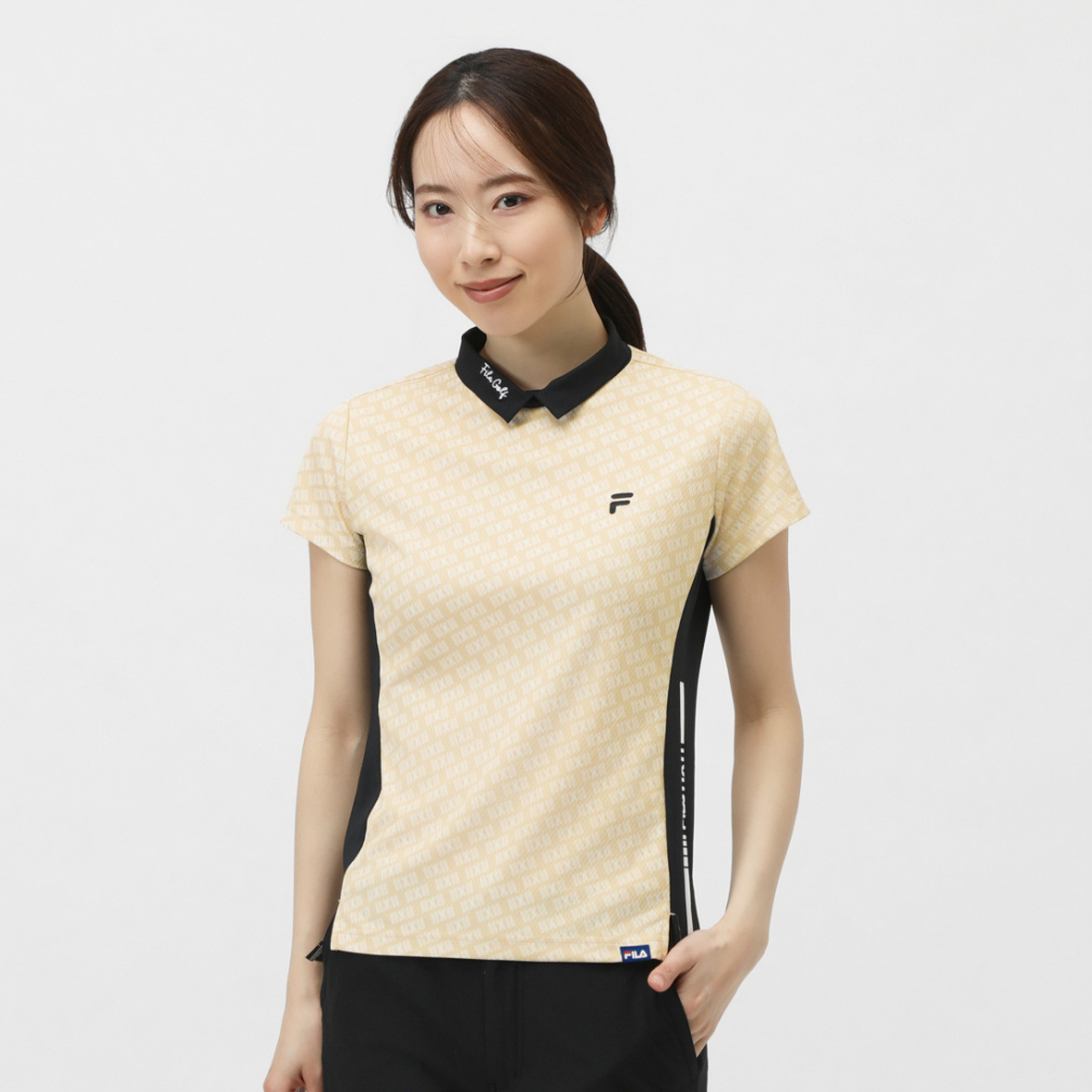 フィラ ゴルフウェア 半袖シャツ 春 夏 モックネックシャツ (754646) FILA