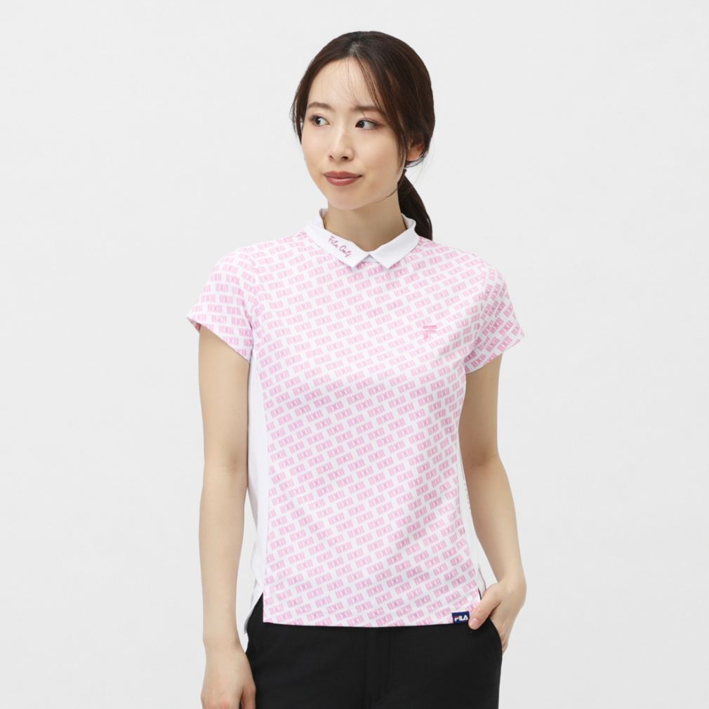 フィラ ゴルフウェア 半袖シャツ 春 夏 モックネックシャツ (754646) FILA