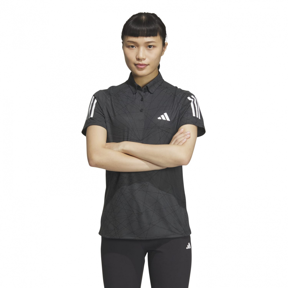 アディダス レディース ゴルフウェア 半袖シャツ 春 夏 レイビームプリント ドライポロ (IKJ73) adidas