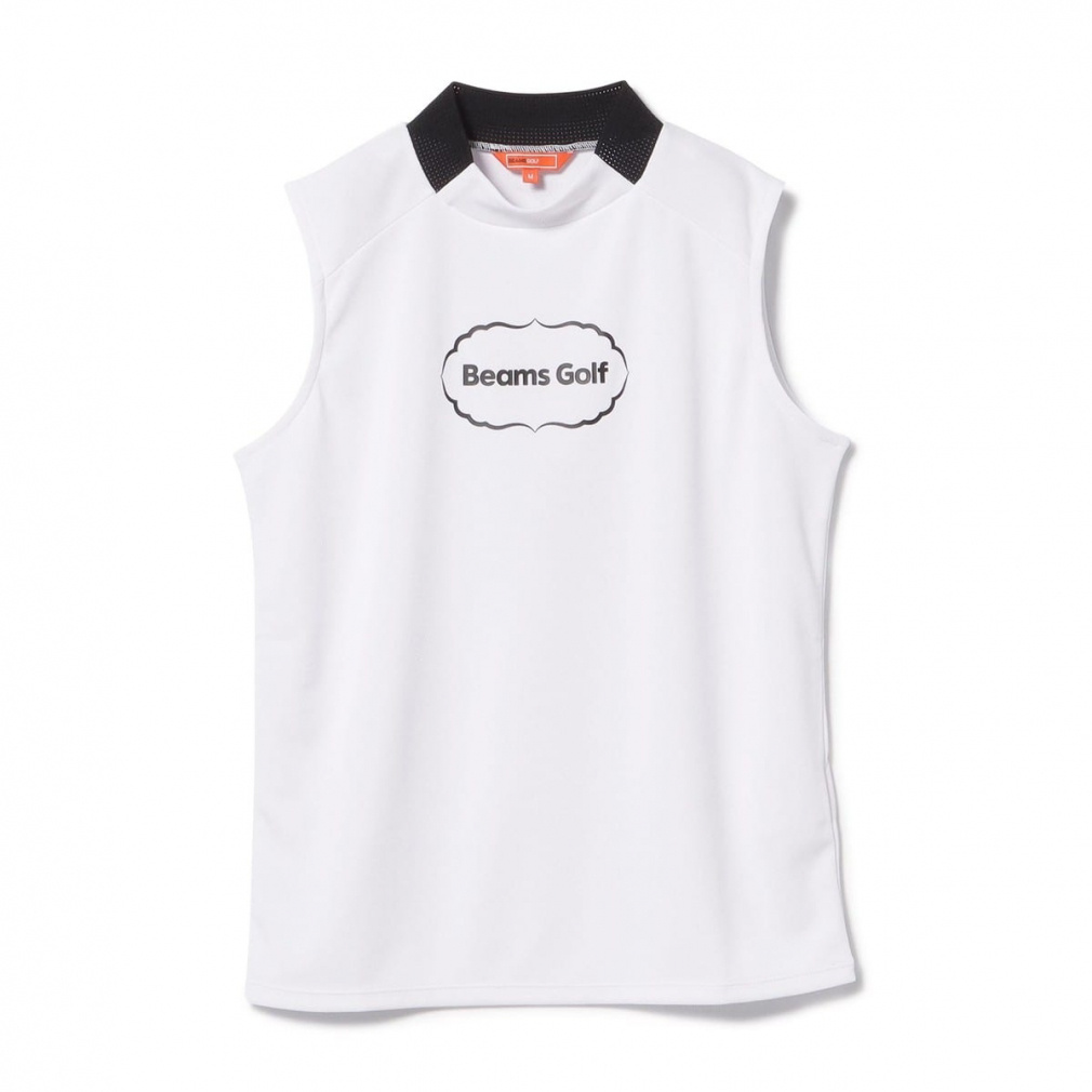 ビームスゴルフ レディース ゴルフウェア 半袖シャツ 春 夏 ORANGE LABEL / ザ アイス ノースリーブ モックネック (8303008633) BEAMS GOLF