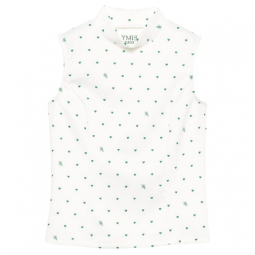 EM heart pattern ノースリーブトップス 1624112013